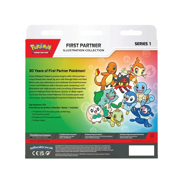 Pokemon TCG 30th Anniversary First Partner Illustration Collection - Image 2